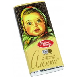 Krasny Oktyabr Milk Chocolate Alenka