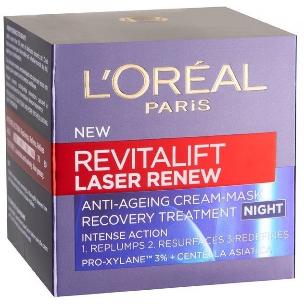 Лореаль крем маска. Loreal Revitalift крем ночной 50. L'Oreal Revitalift Laser Renew. Revitalift Laser Renew Laser x3. Ревиталифт лазер ночной крем 50 мл.