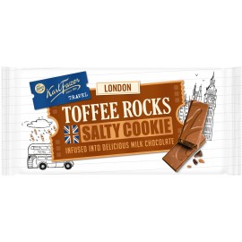 Fazer Travel London Toffee Rocks Salty Cookie 130g