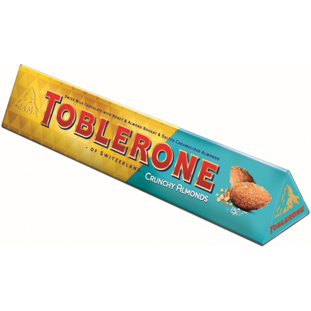 Toblerone шоколад молочный с медово миндальной нугой 100г