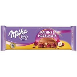 Milka Raisin and Hazelnuts 300g